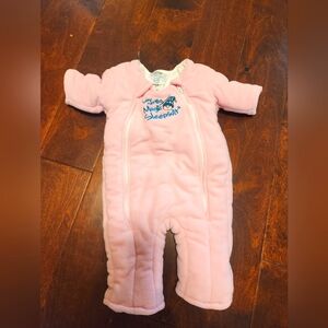 Baby Merlin's Magic Sleepsuit. PINK. Small.